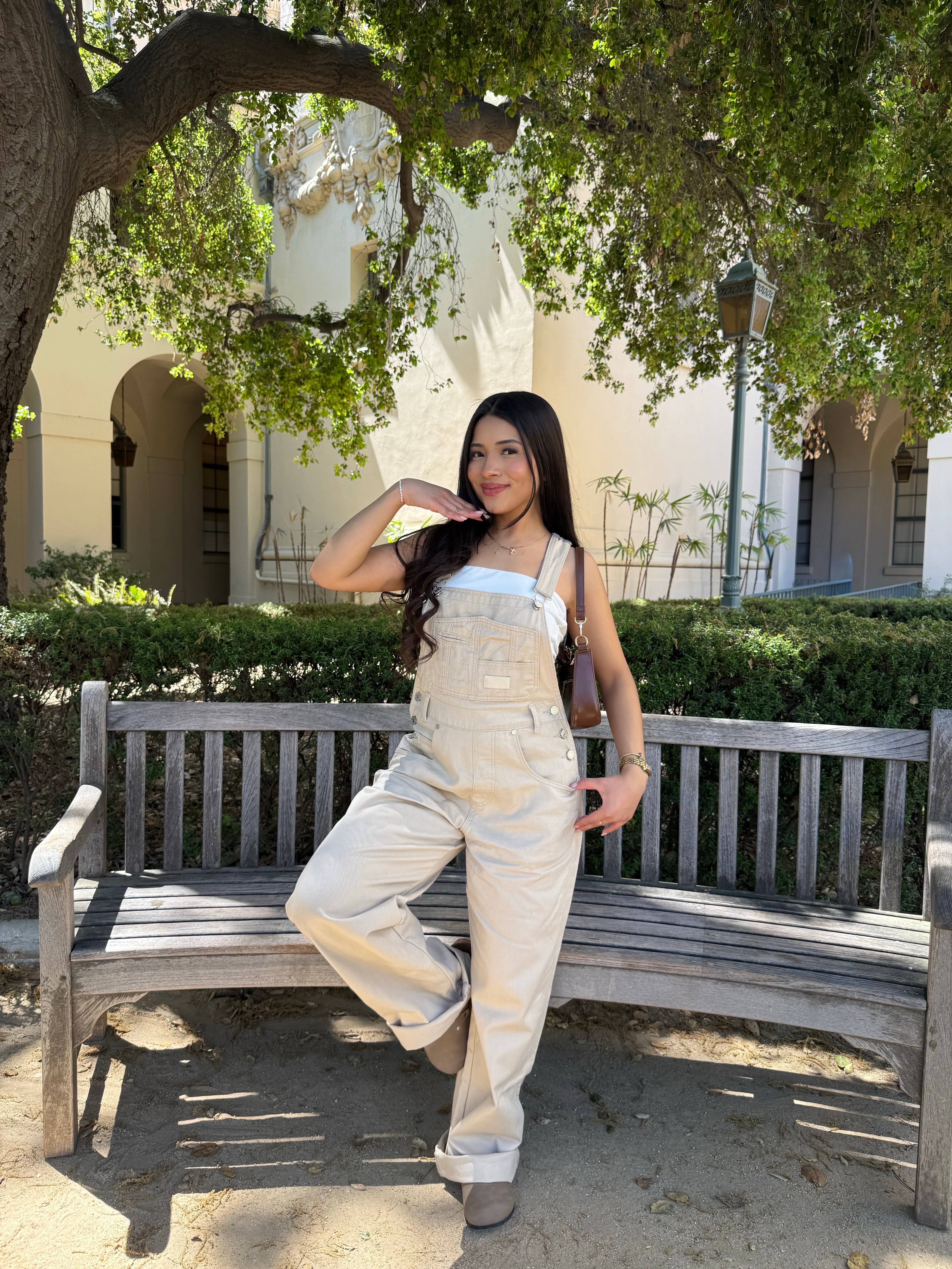 Meadow Overalls (Sand Beige)