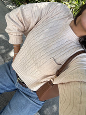 Dreamy Cable Knit (Ivory)