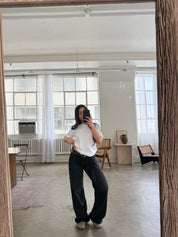 Beloved Low Rise Jeans (Washed Black)