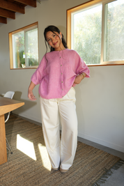 Jules Short Cardi (Pink)