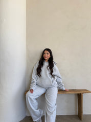 Serene Fleece Hoodie (Heather Grey)