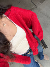 Sweetheart Cardigan (Red)
