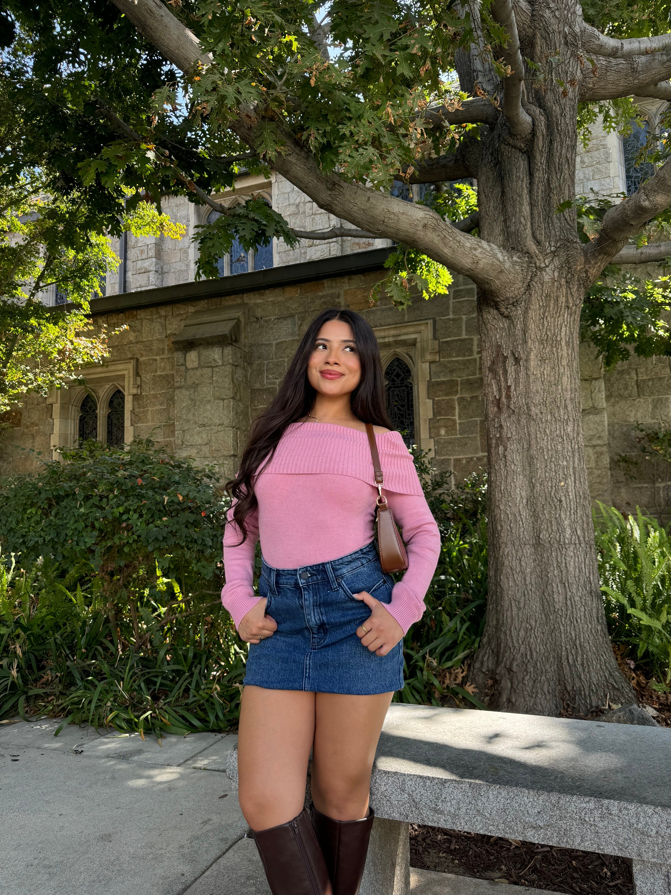 Pamela Knit Top (Pink)
