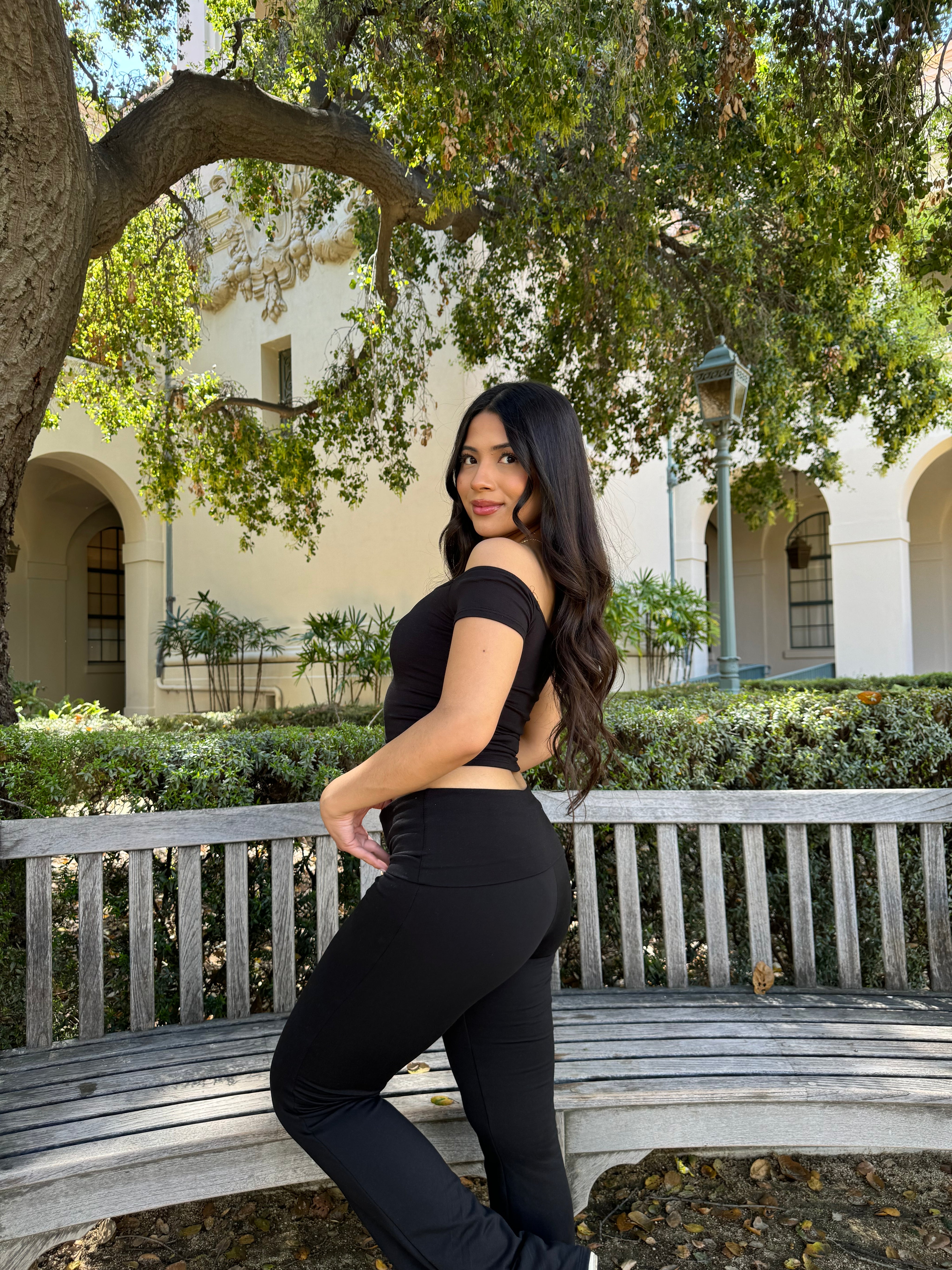 Love Letter Off the Shoulder Short Sleeve (Black)