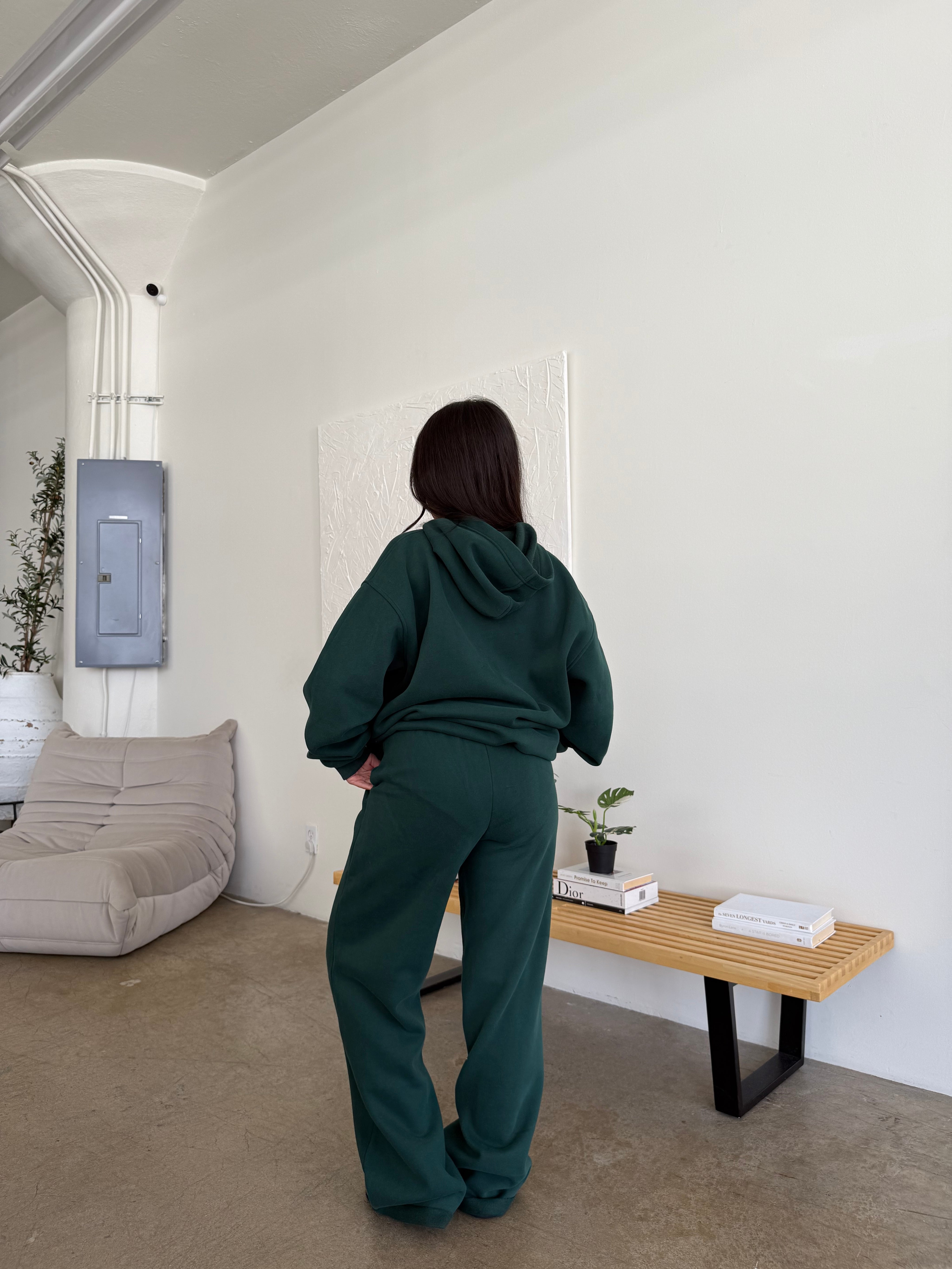 Serene Fleece Sweatpants (Hunter)