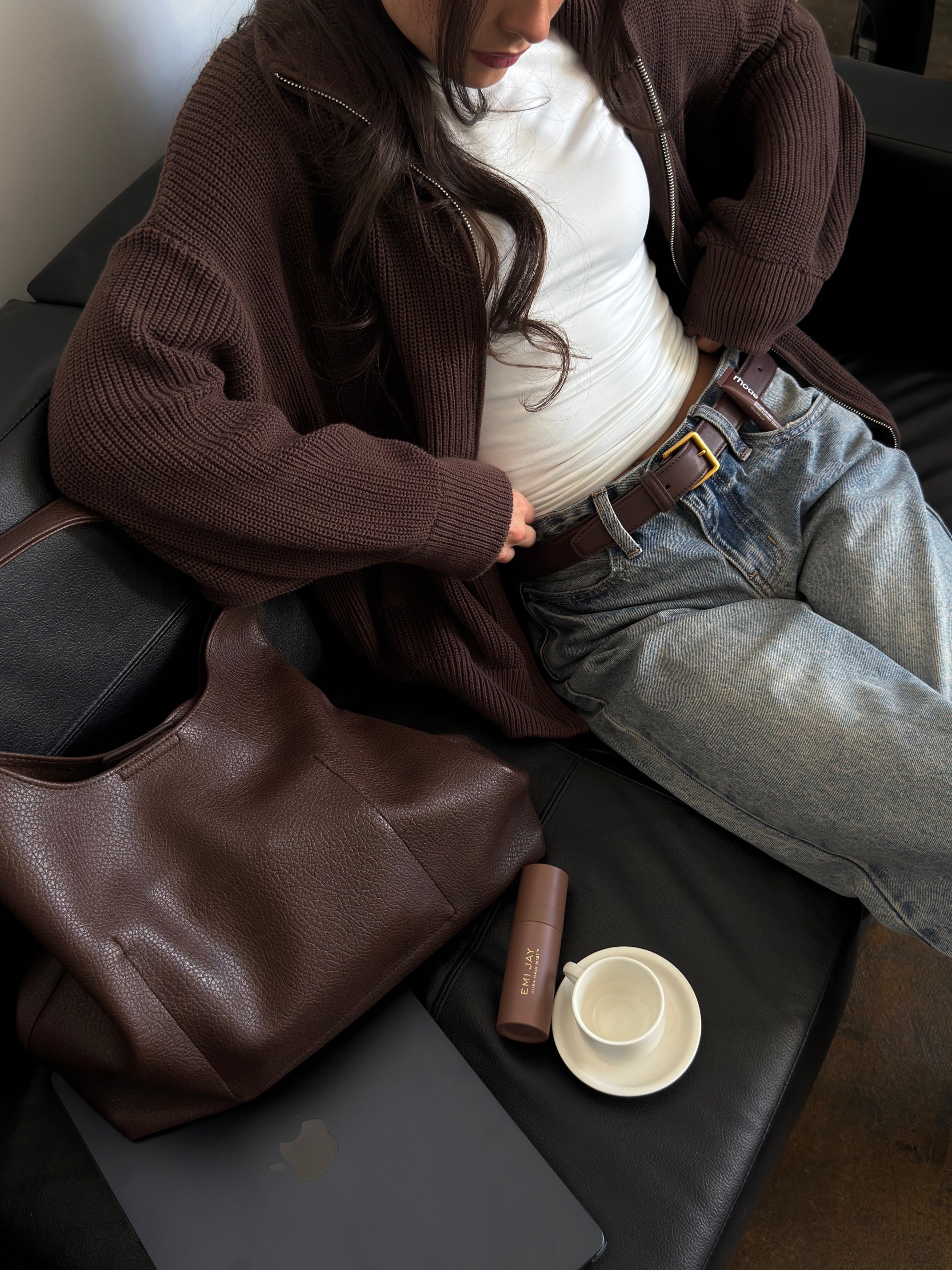 Brown Sugar Oversized Knit (Chocolate)