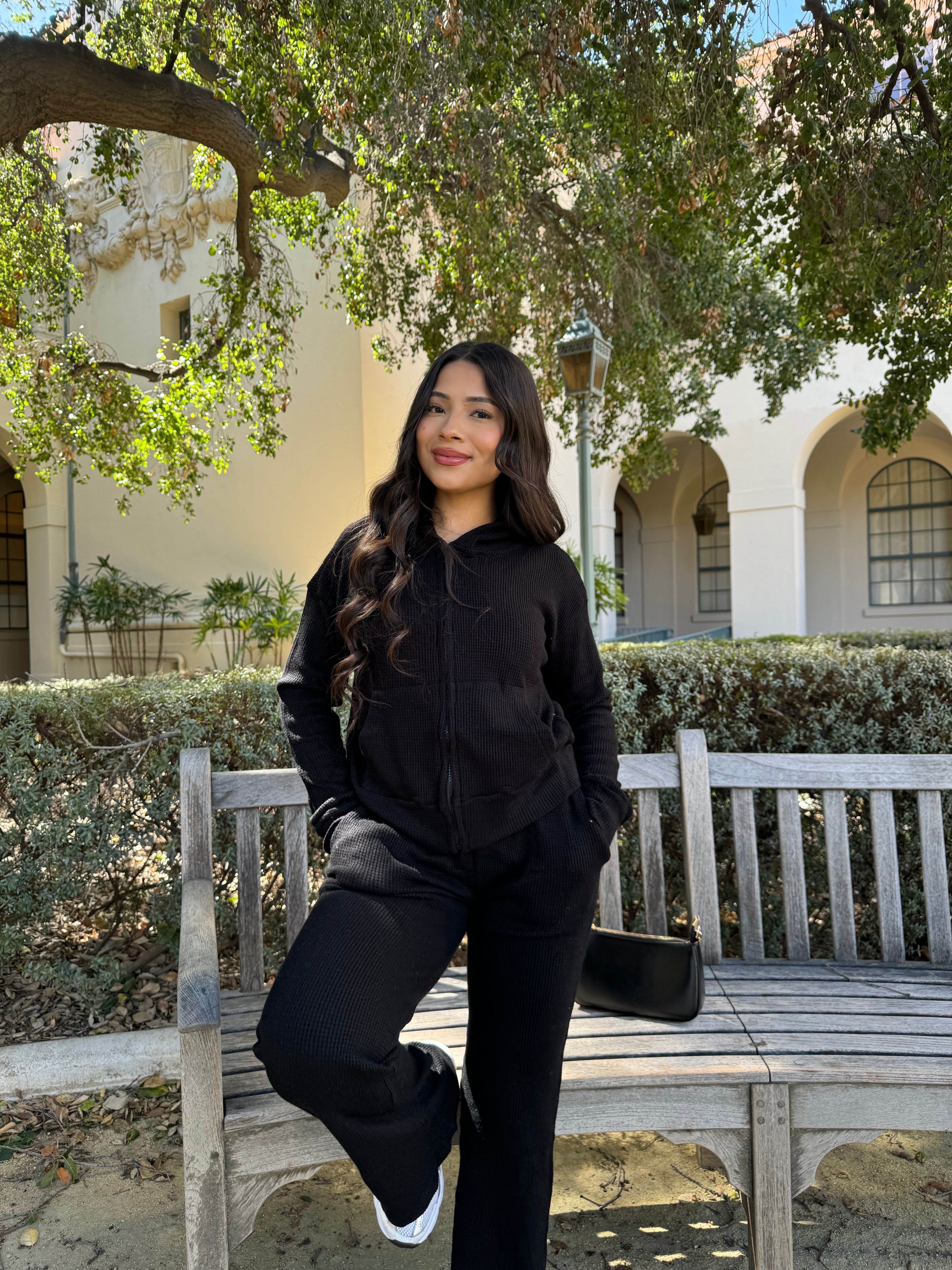 Dark Roast Knit Set (Black)