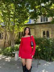 Bejeweled Knit Dress