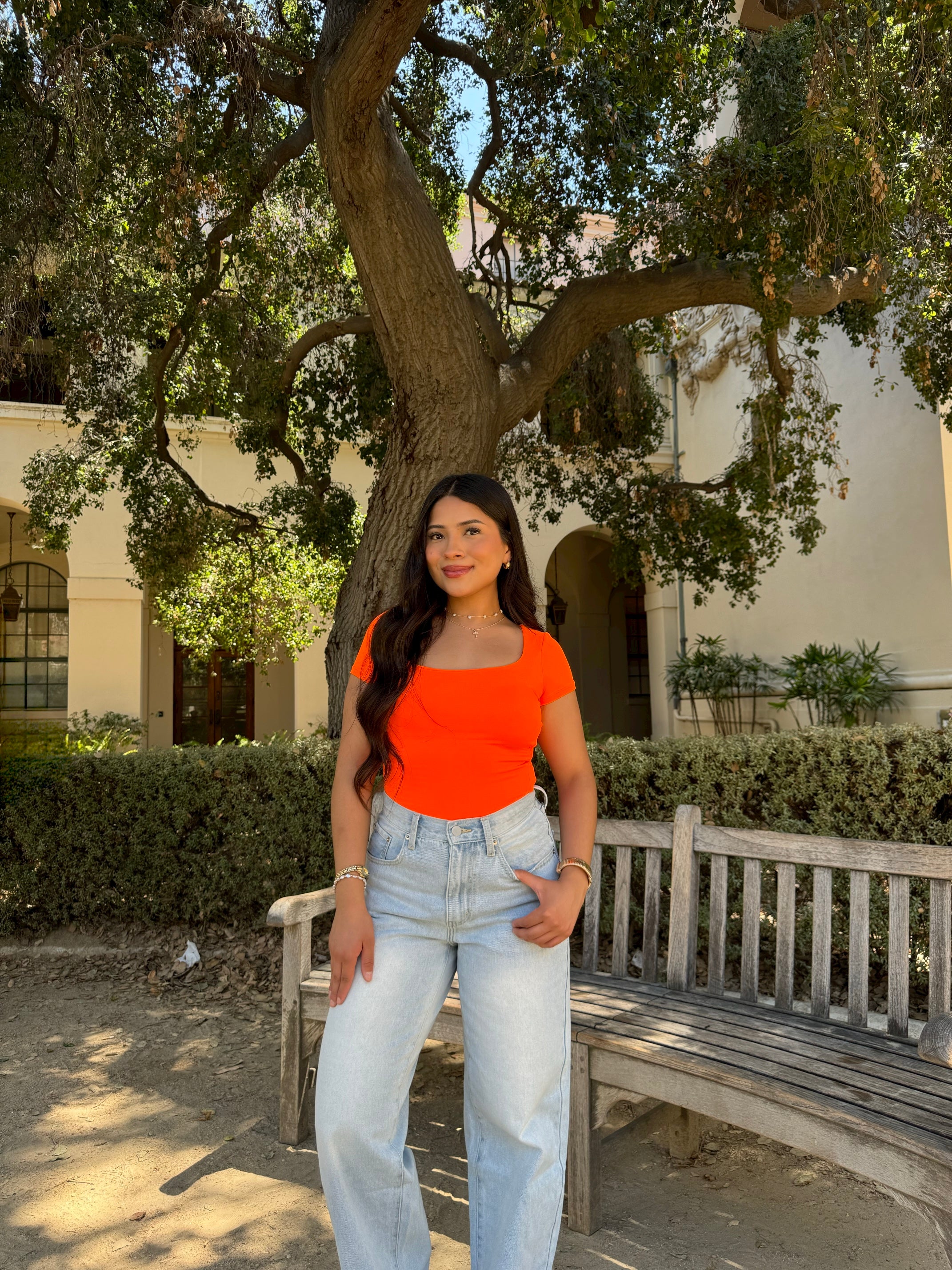 Butter Scoop Short Sleeve (Tangerine)
