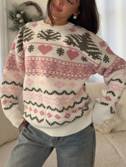 Snowflake Knit Sweater