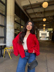Sweetheart Cardigan (Red)