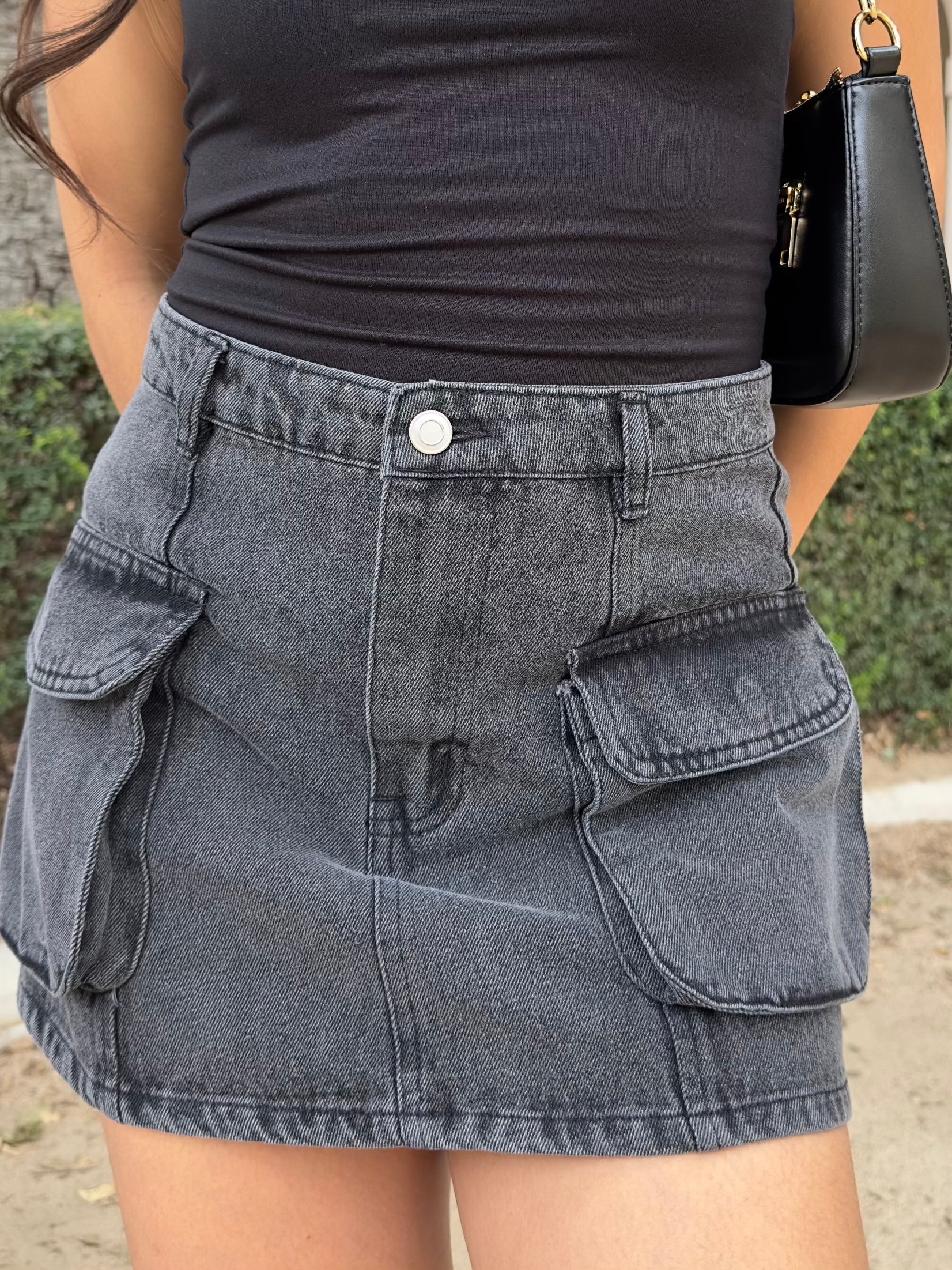 Out Of Your League Cargo Skirt