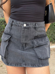 Out Of Your League Cargo Skirt