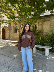 N.Y Gal Crewneck (Chocolate)
