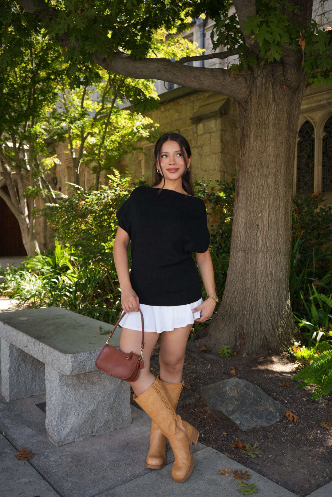 Clair Knit Top (Black)