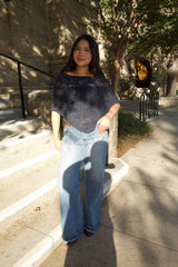Playa Poncho (Navy Blue)