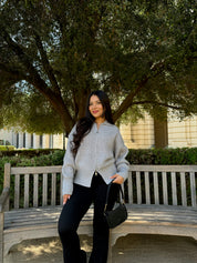 Over Coffee Knit (Grey)