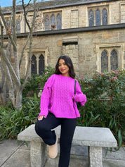 Rory Oversized Sweater (Orchid)