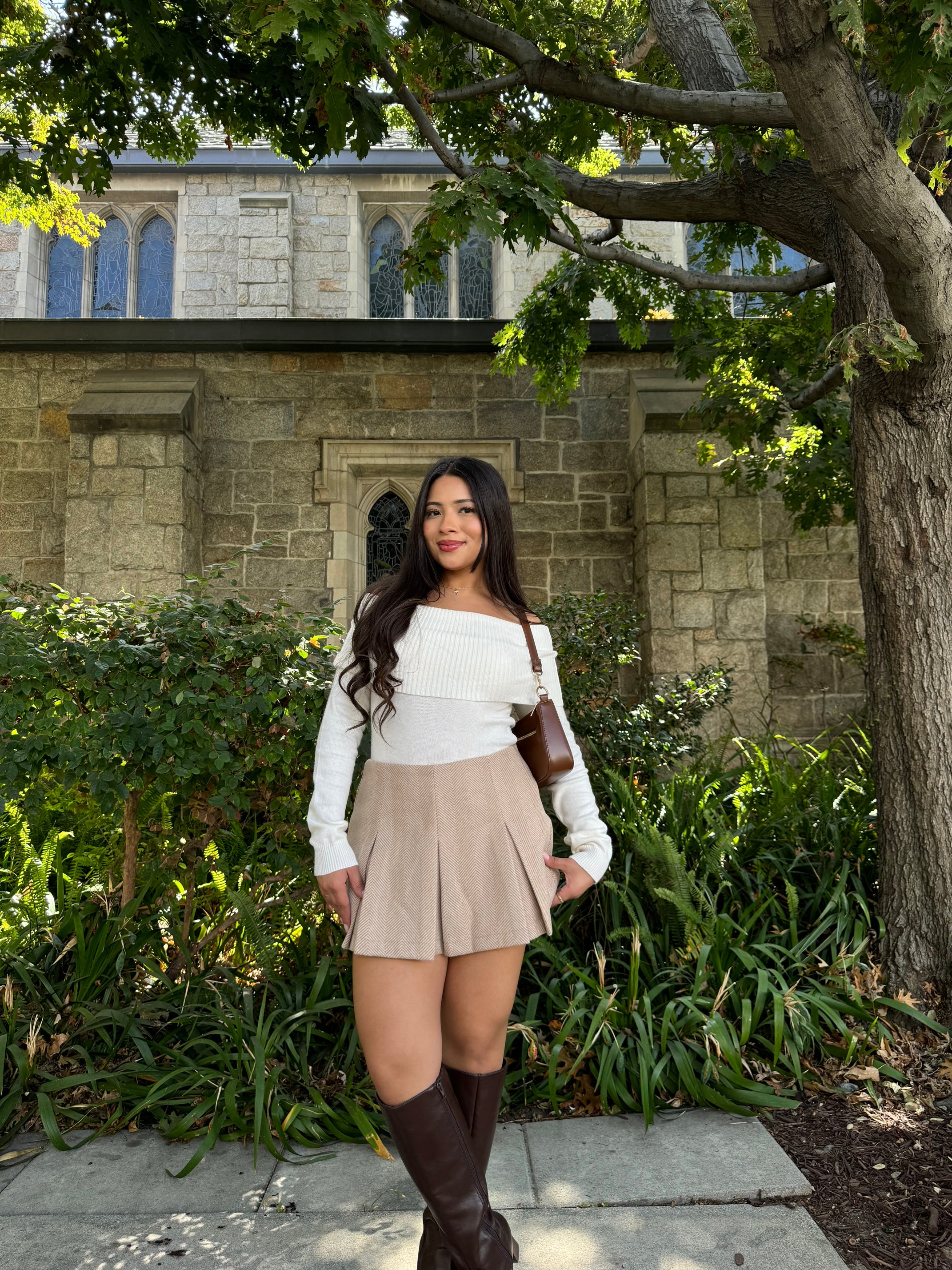 Pamela Knit Top (Ivory)