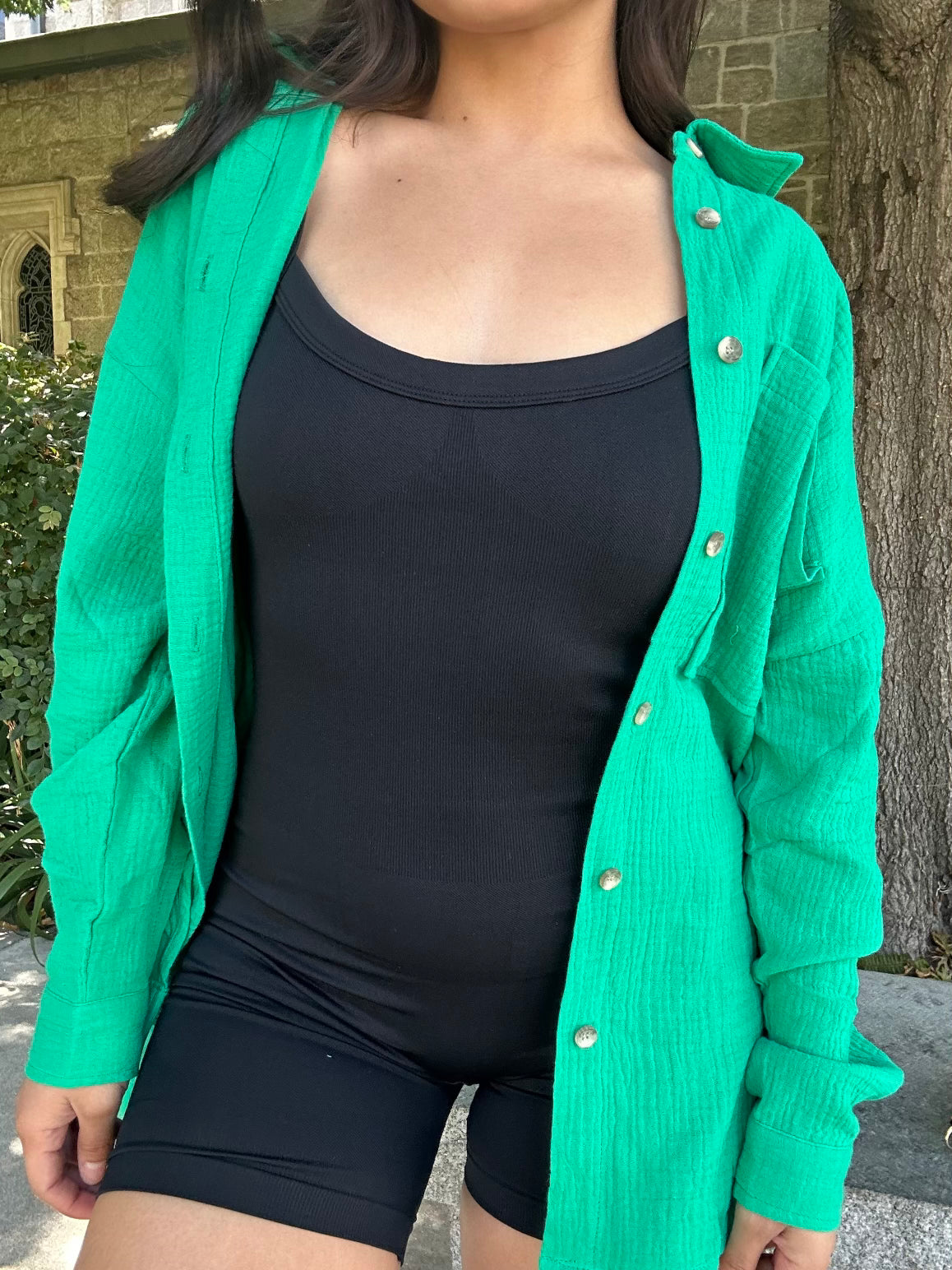 Cariño Long Sleeve(Kelly Green)