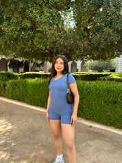 Sunbathed Jumpsuit(Mineral Steel)