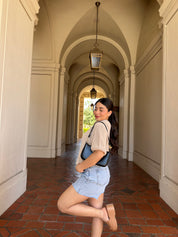 Checking in Crochet Short Sleeve