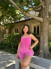 Pillow Talk Short Set(Pink)