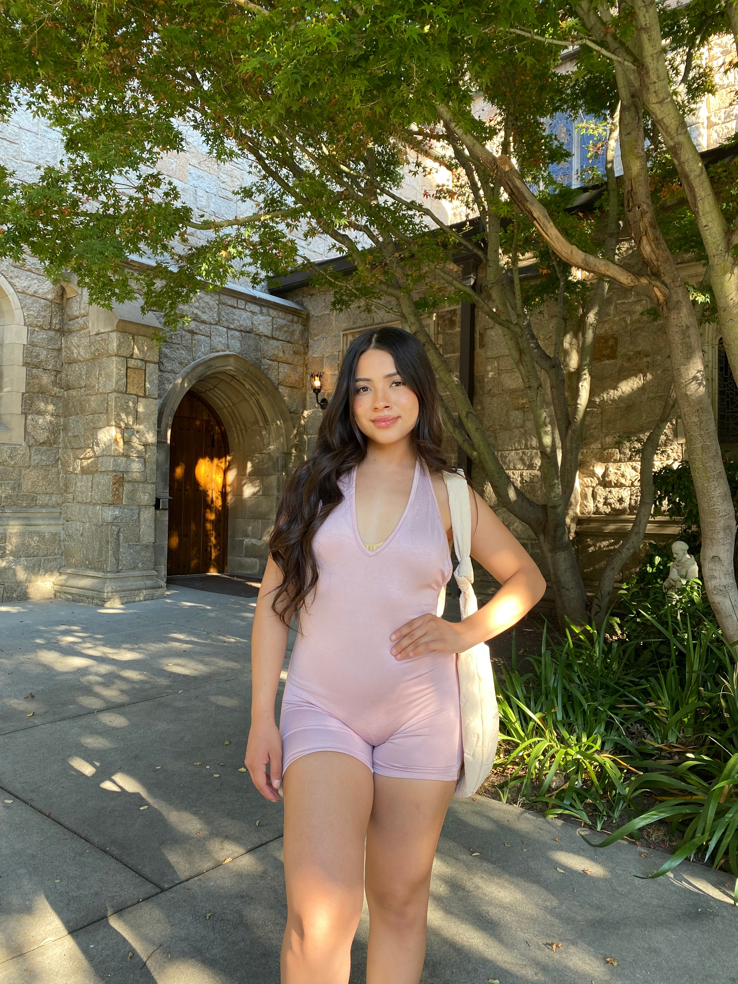 Teddy Jumpsuit (dusty pink)