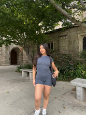 Self Care Day Jumpsuit(Charcoal)