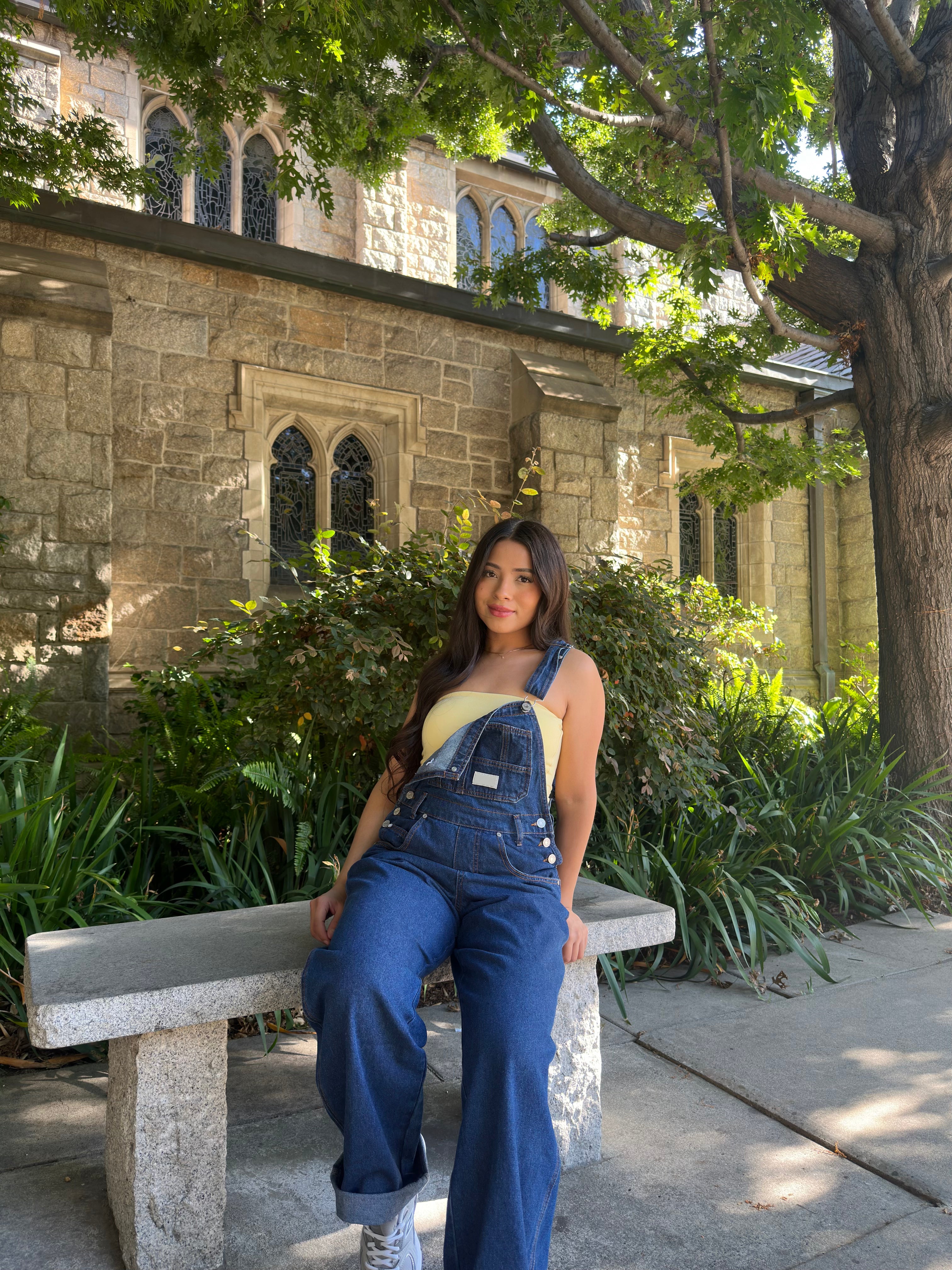 Lover Girl Overalls (Dark Denim)