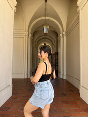 Mom Light Denim Shorts