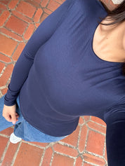 Butter Long Sleeve (Navy Blue)