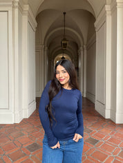 Butter Long Sleeve (Navy Blue)