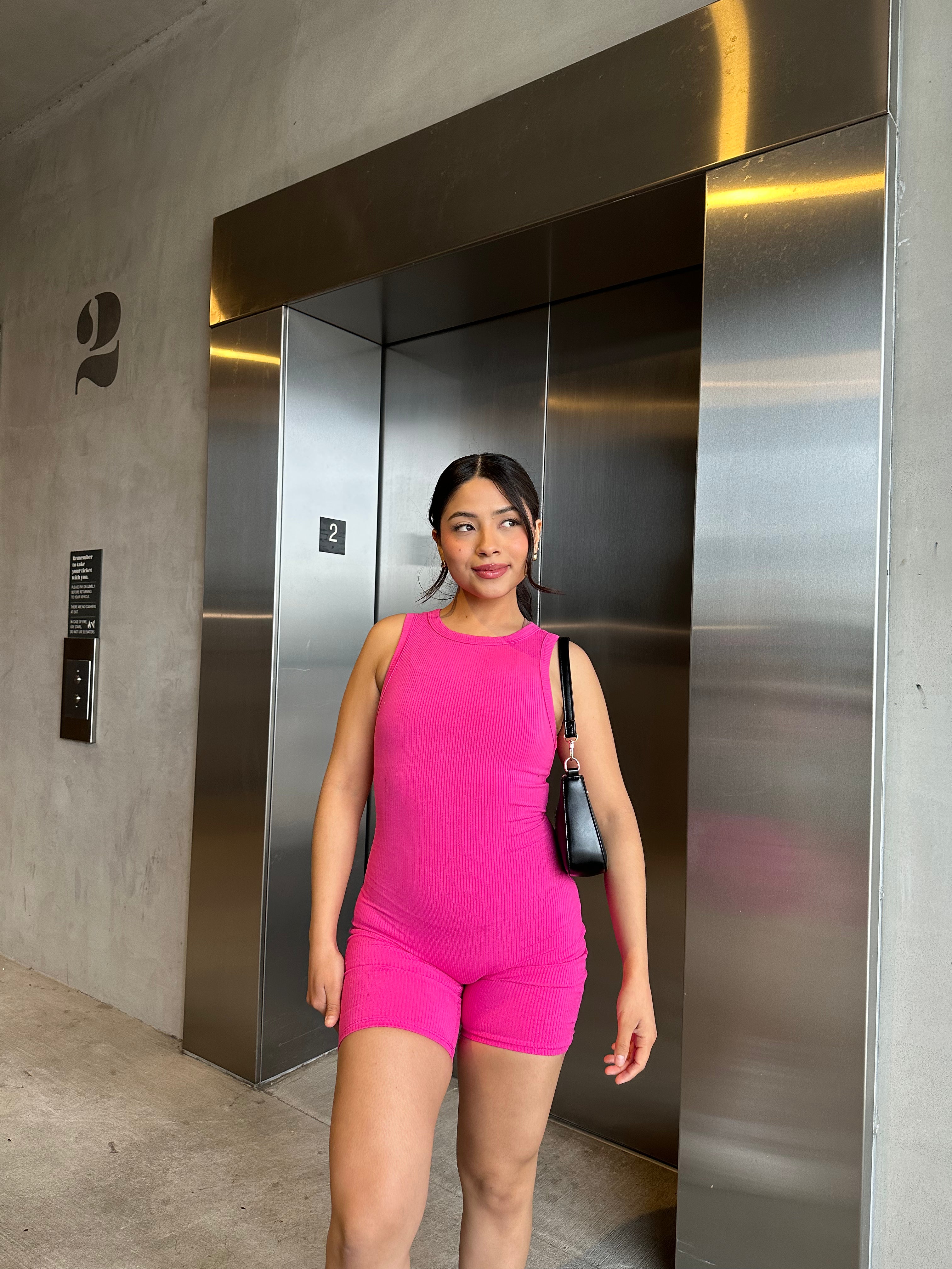 Kourt Jumpsuit(Fuschia)