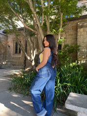 Lover Girl Overalls (Dark Denim)