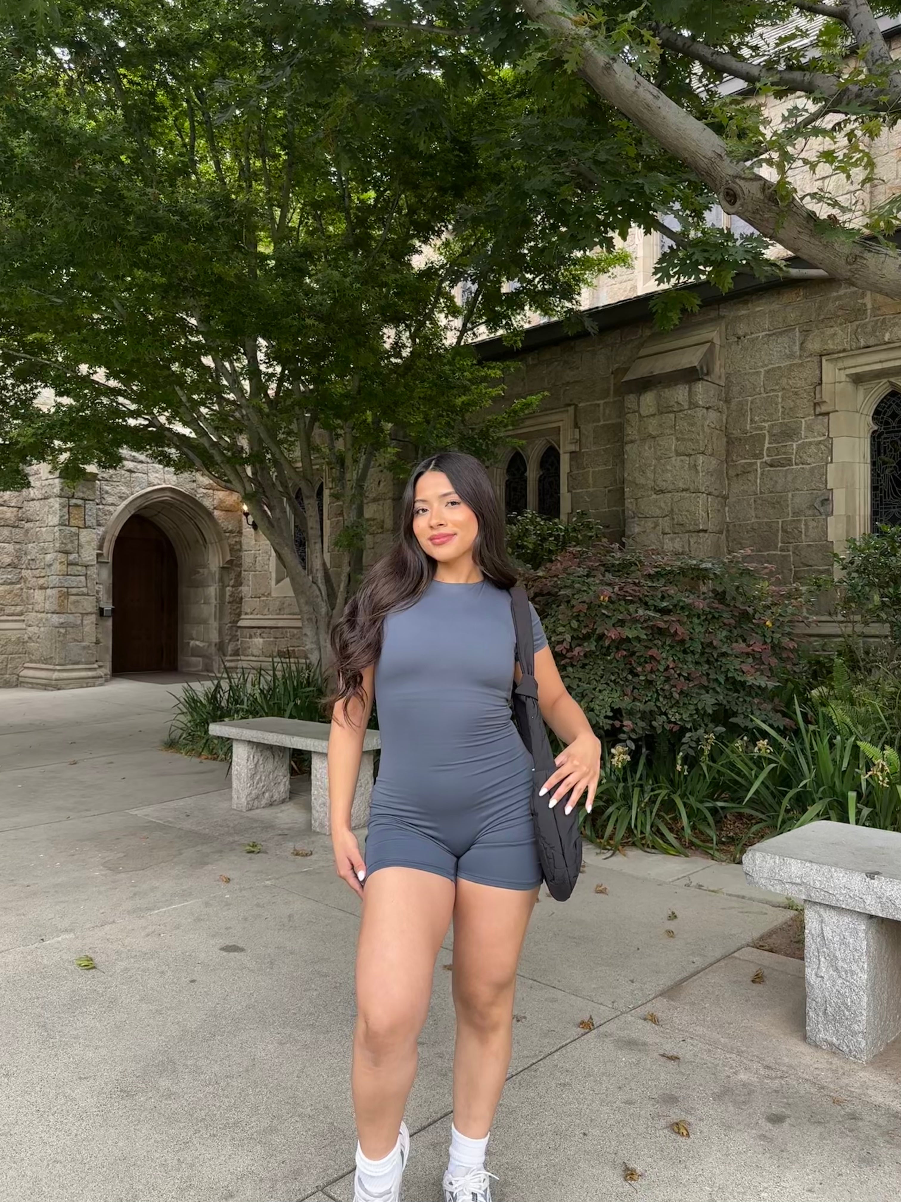 Self Care Day Jumpsuit(Charcoal)