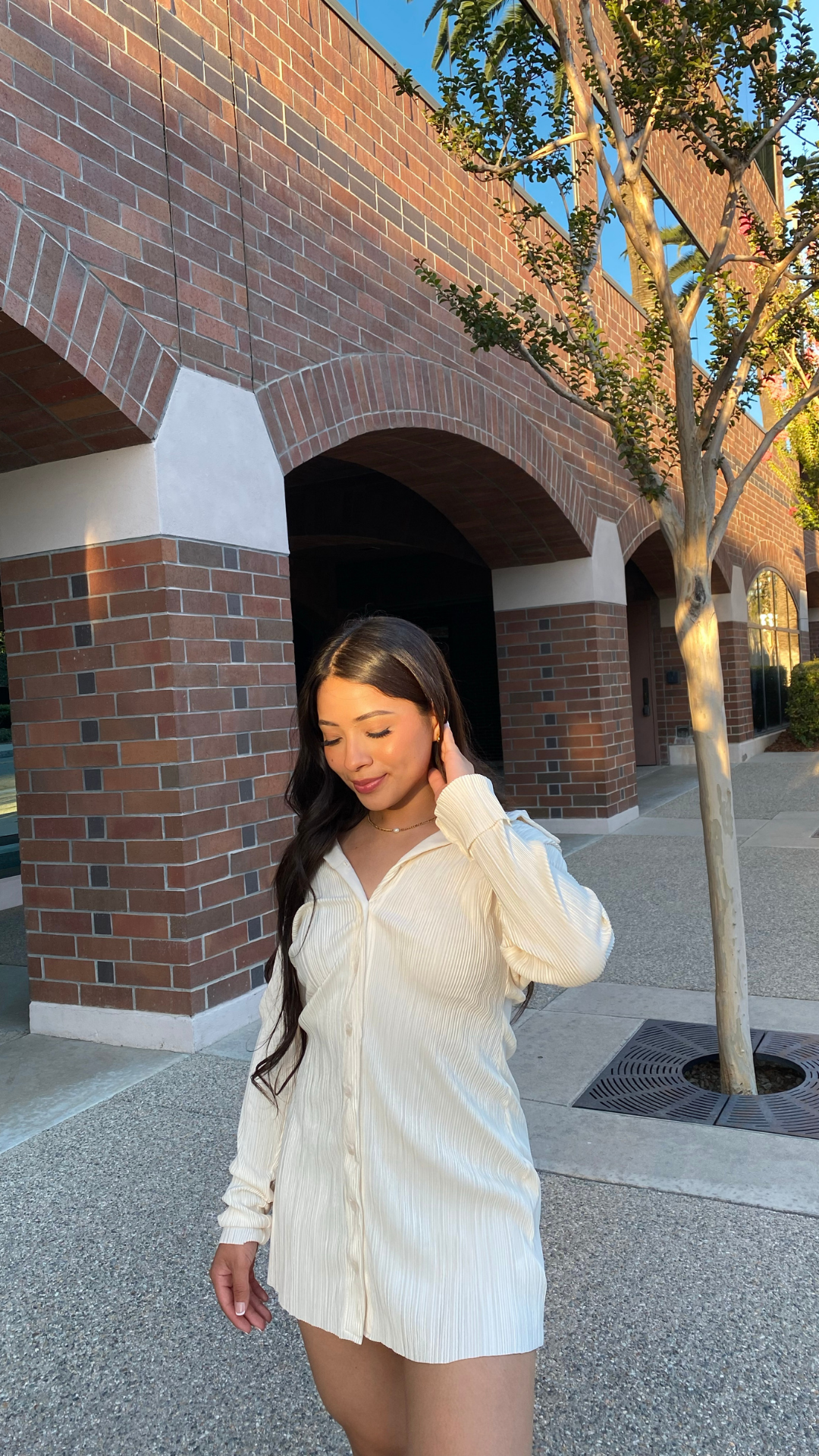 Mimosas Only Long Sleeve Dress
