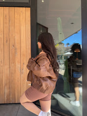 Cafecito Leather Jacket