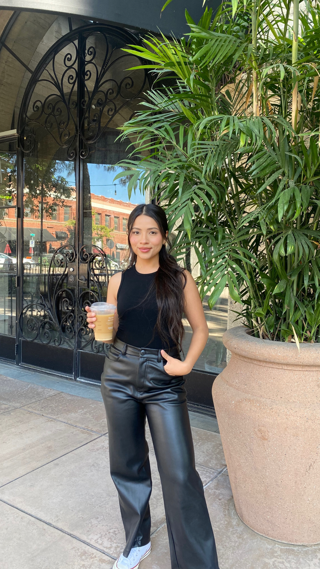Estrella Leather Pants