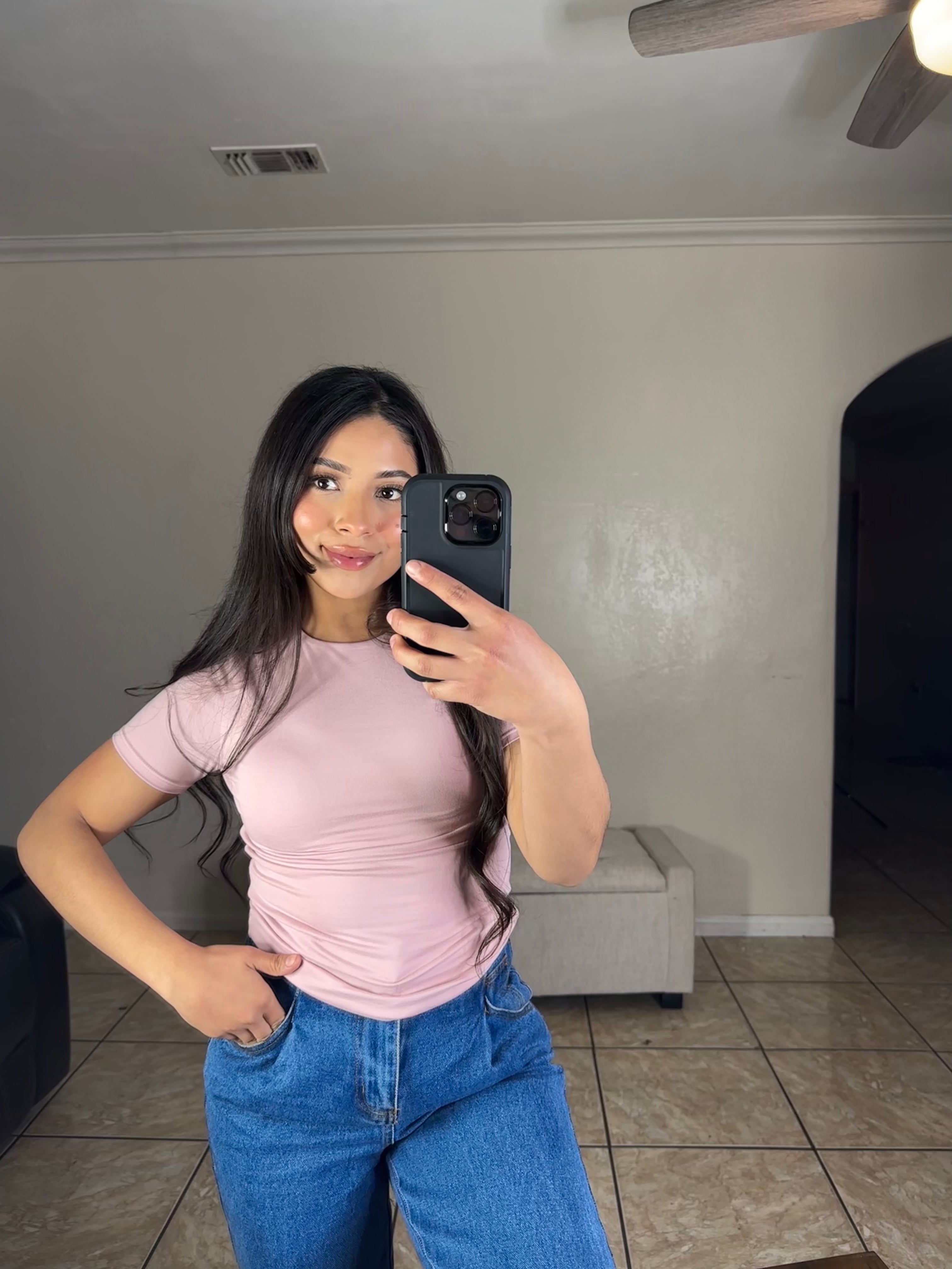 Butter Short Sleeve (Dusty Rose)
