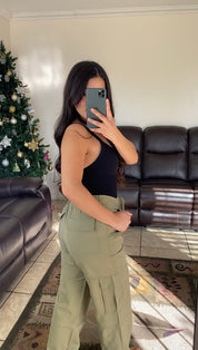 Crème Brûlée Cargo Pants