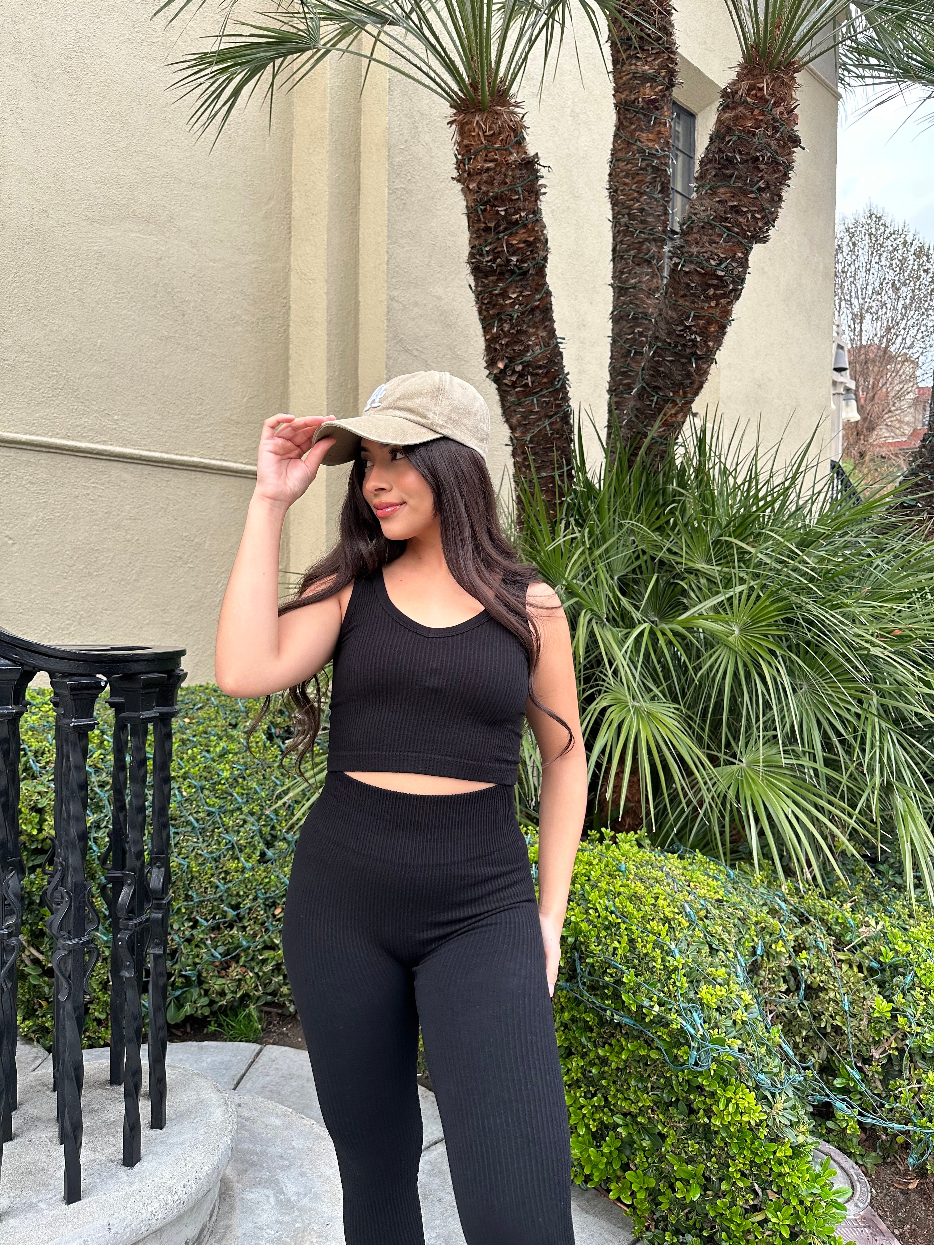Running Errands Ribbed Set