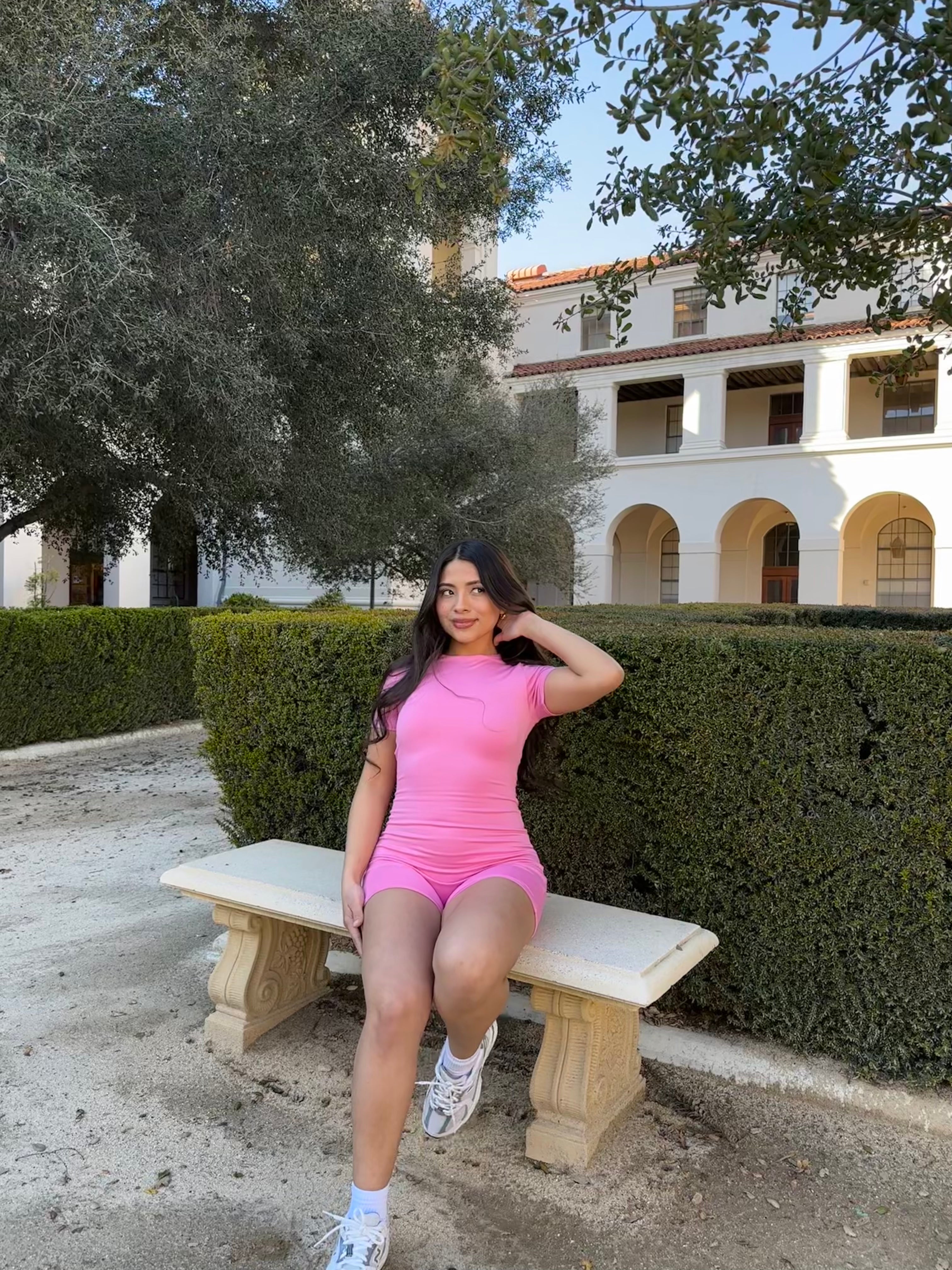 Self Care Day Jumpsuit (Pink)