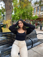 Crème Brûlée Cargo Pants