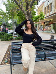Crème Brûlée Cargo Pants