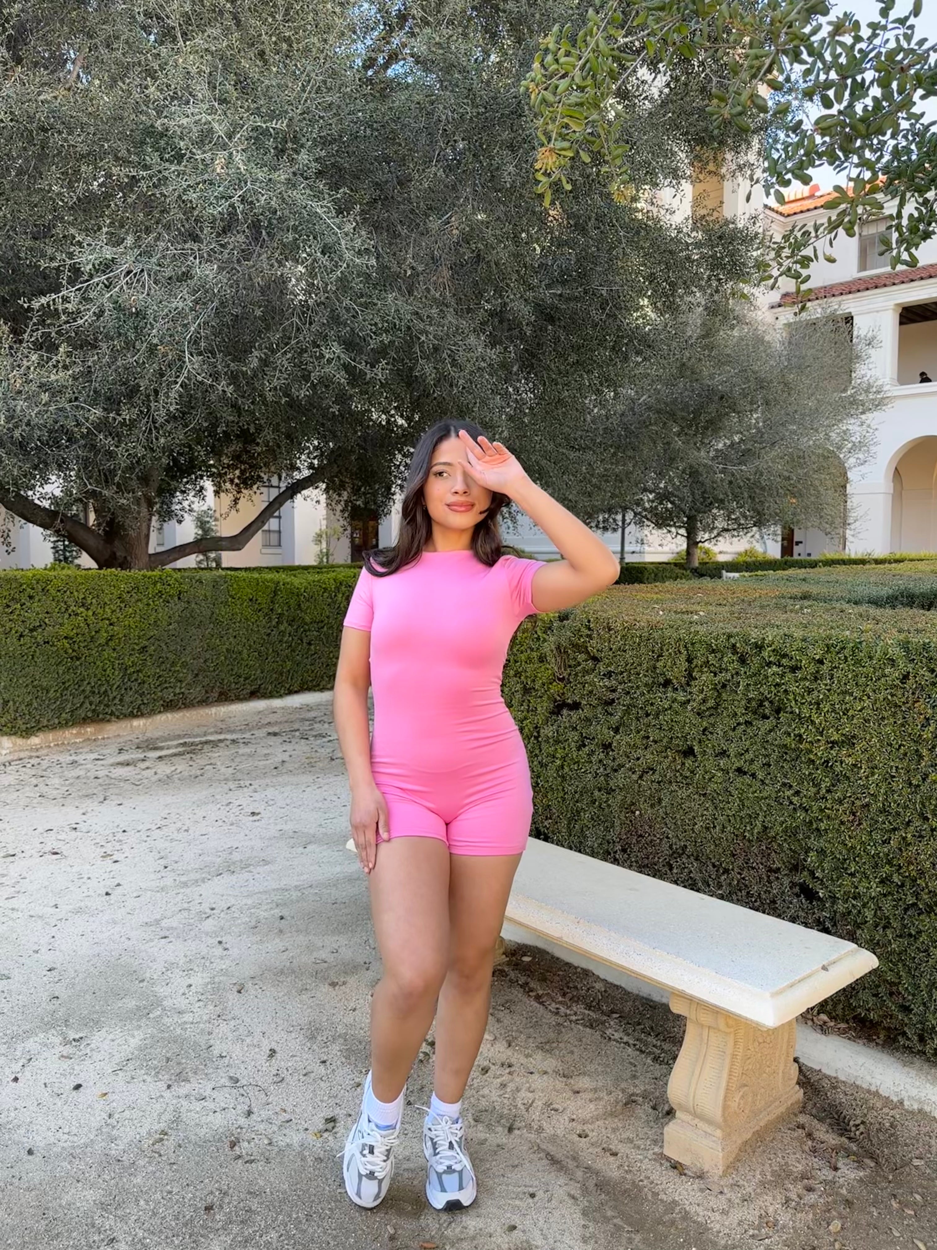 Self Care Day Jumpsuit (Pink)
