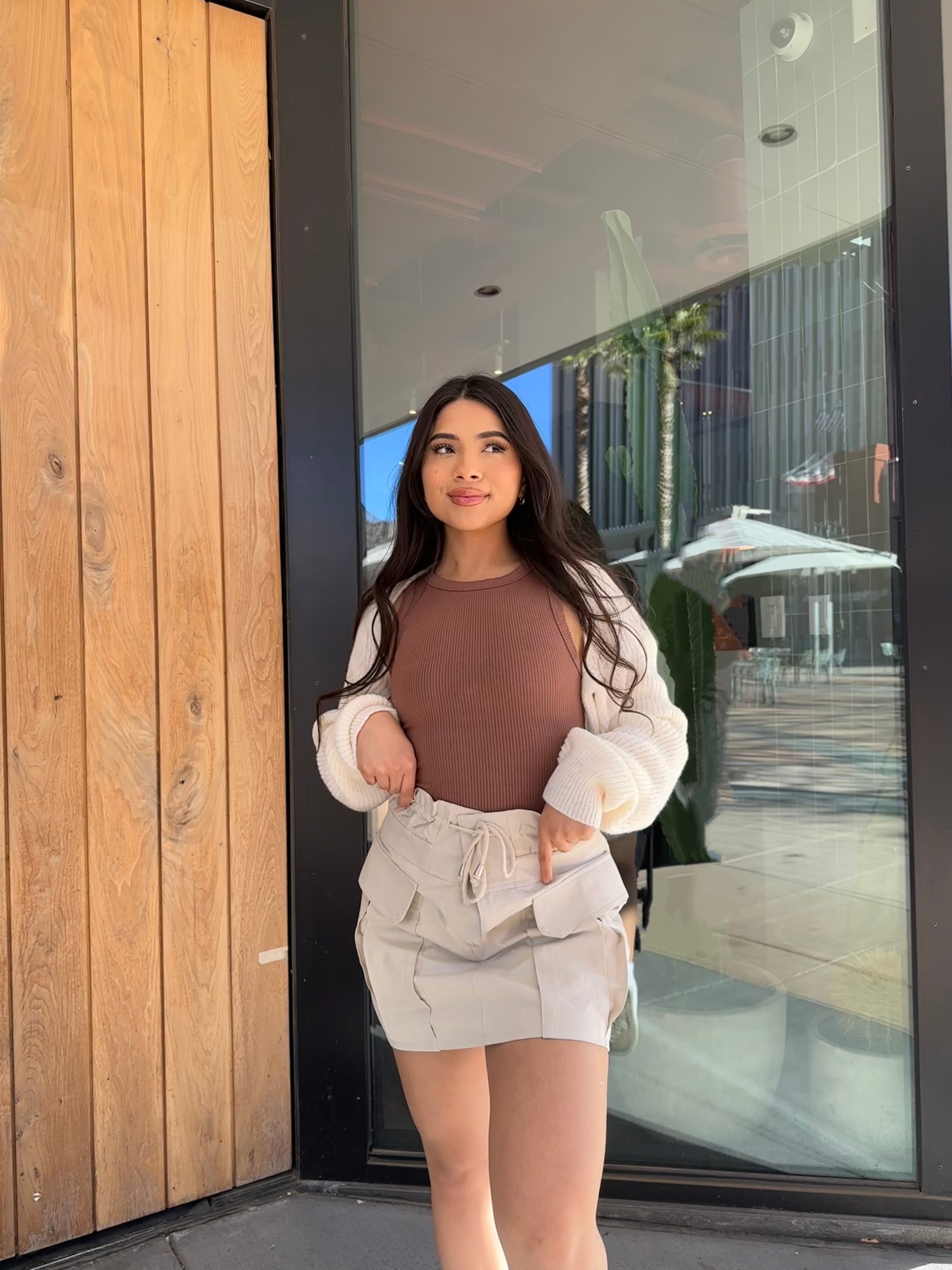Minimal Cargo Skirt