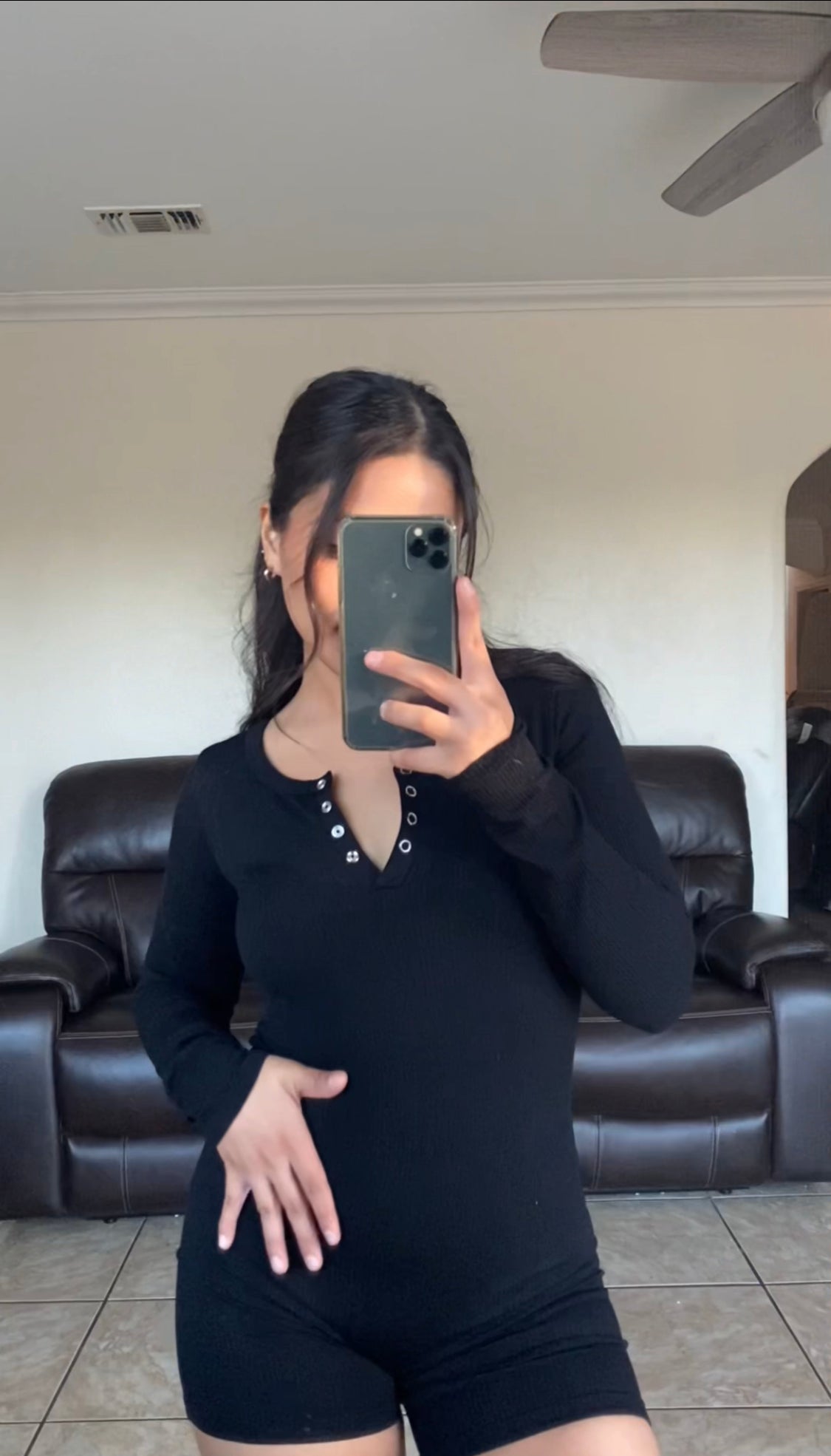 BRB Long Sleeve Romper