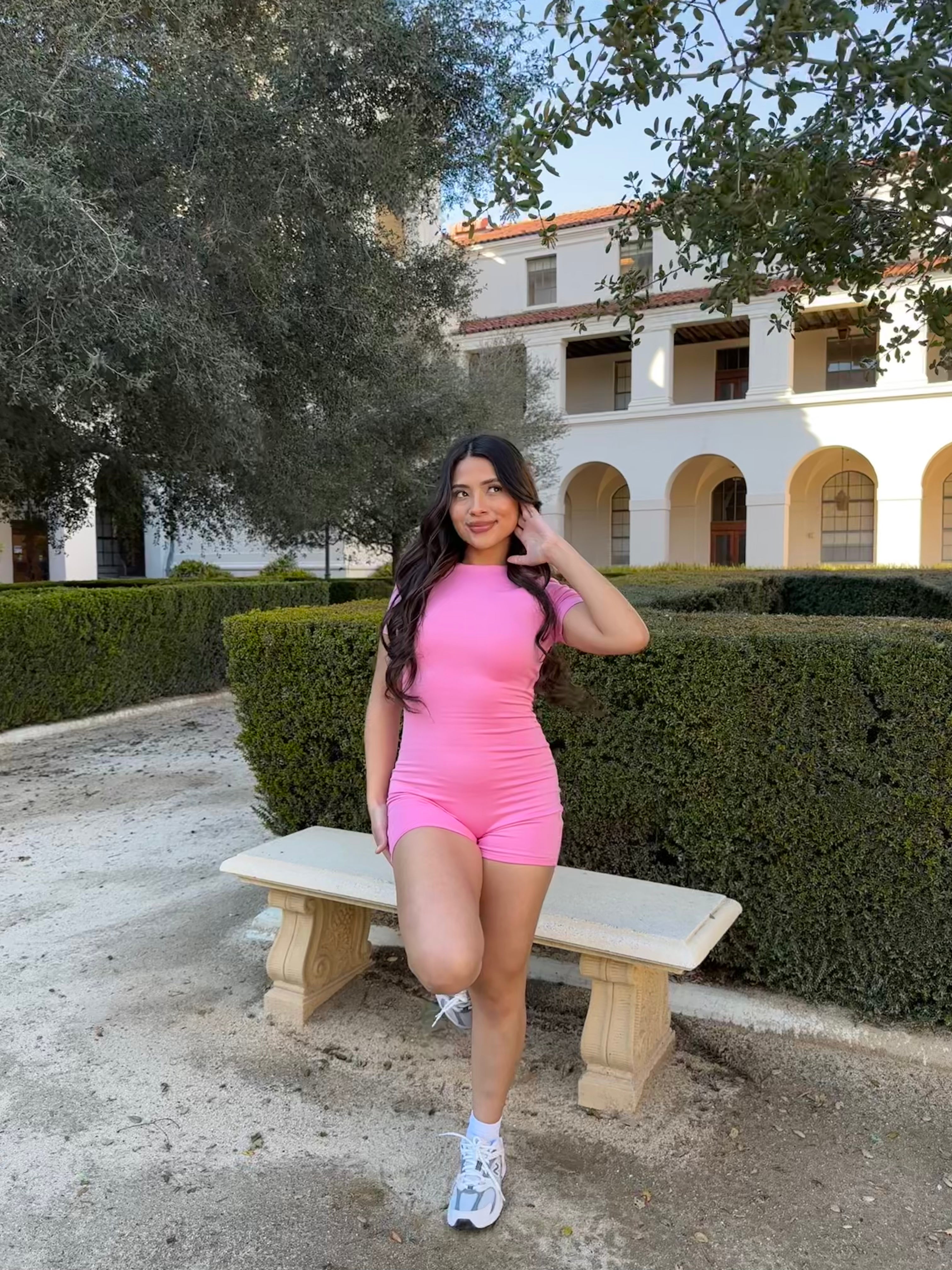 Self Care Day Jumpsuit (Pink)