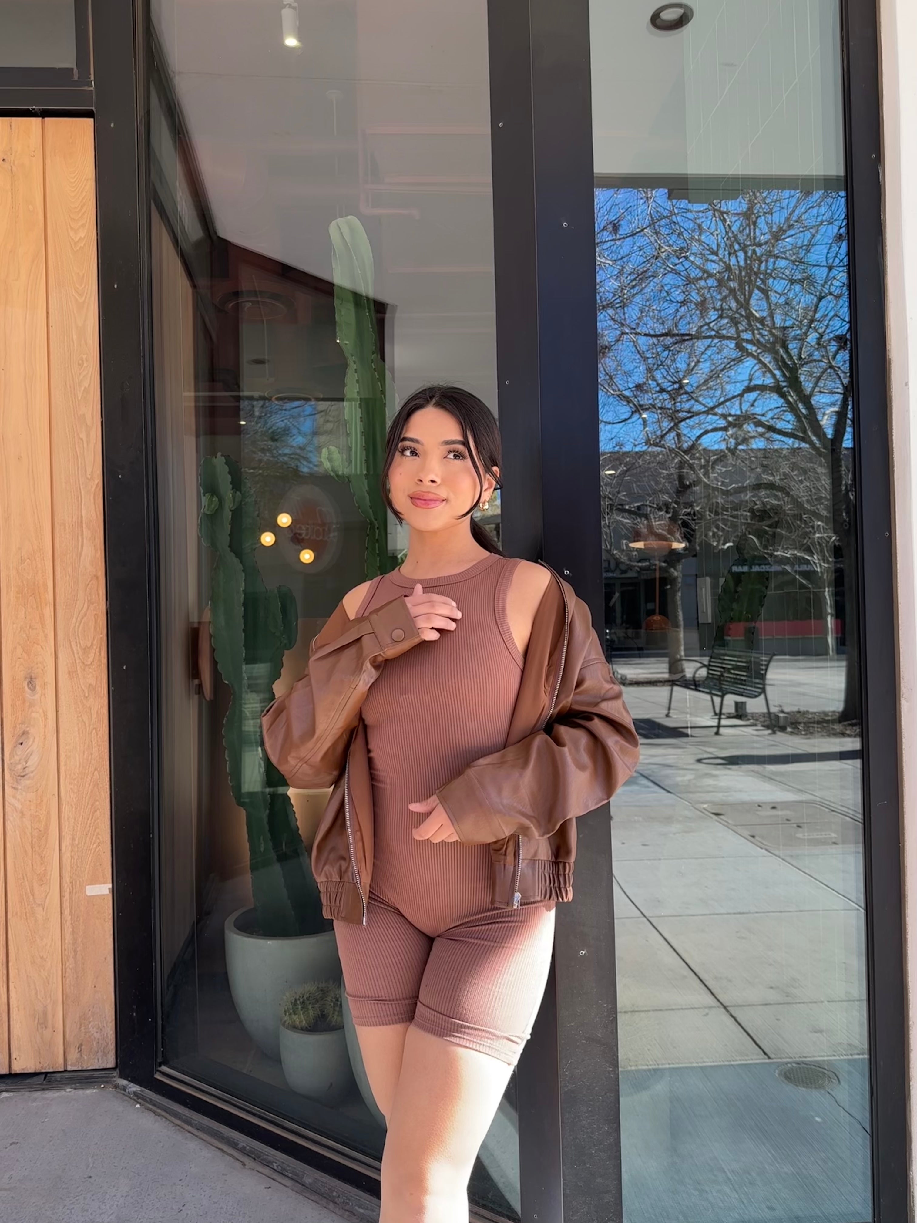 Cafecito Leather Jacket